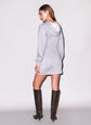 Hoodie Corset Dress - Heather Grey
