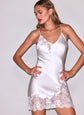 Juliet Lace Mini Slip - Ivory