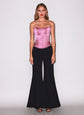 Topstitch Corset Top - Pink Truffle (PRE-SALE)