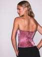 Topstitch Corset Top - Pink Truffle (PRE-SALE)