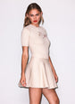 Lace Guipure Knit Bodysuit - Linen Beige (PRE-SALE)
