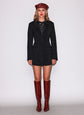 Tailored Blazer Dress - Black
