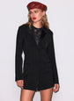 Tailored Blazer Dress - Black