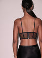 Whitney Embroidery Longline Triangle Bralette