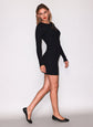Lace Guipure Knit Dress - Black (PRE-SALE)