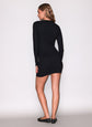 Lace Guipure Knit Dress - Black (PRE-SALE)