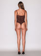 Le Stretch Lace Bodysuit - Cocoa Plum (PRE-SALE)