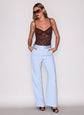 Le Stretch Lace Bodysuit - Cocoa Plum (PRE-SALE)