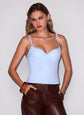 Jersey Built-In Bra Cami - Ice Queen