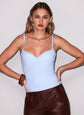 Jersey Built-In Bra Cami - Ice Queen