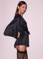 Angel Sleeve Robe - Black (PRE-SALE)