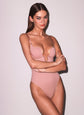 Le Stretch Micro Seduce U-Plunge Bodysuit - Tan