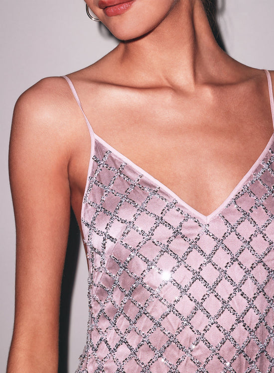 Embellished Midi Dress