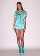 Riviera Stripe PJ Top