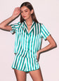 Riviera Stripe PJ Top