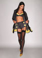 Juliet Lace Applique Tap Shorts - Small Black Dot (PRE-SALE)
