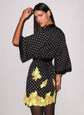 Juliet Lace Robe - Small Black Dot (PRE-SALE)