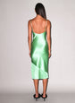 Silk V Slip Dress - Pastel Lime (PRE-SALE)