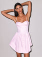 Poplin Corset Mini Dress