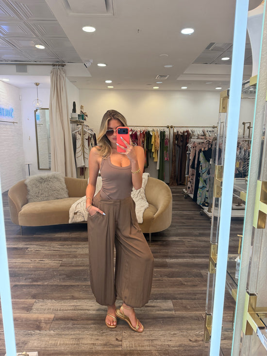 Shania Racerback Tank - Cardamom