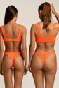 Ginny Bikini Bottom - Neon Orange