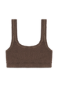 Ginny Bikini Top - Brown Wood