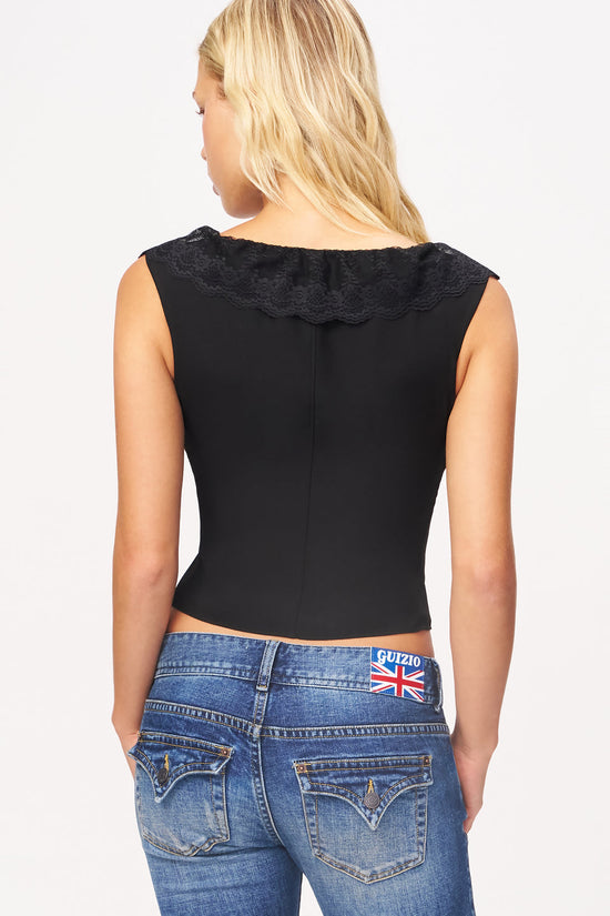 Paloma Lace Top - Black (PRE-SALE)