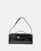 Veronica Beard Croc Embossed Dash Clutch
