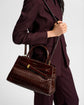 Veronica Beard Croc Embossed Dash Bag