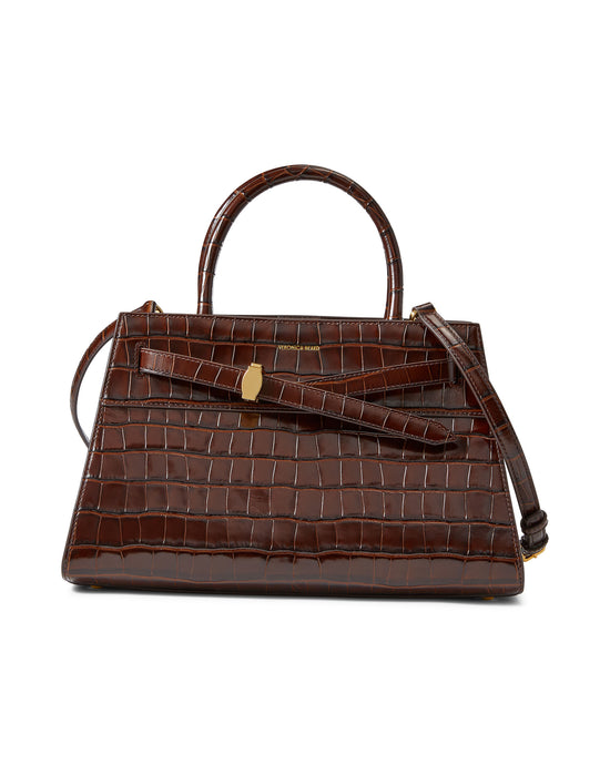 Veronica Beard Croc Embossed Dash Bag