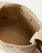 Suede Veronica Beard Swing Clutch - Stone Khaki (PRE-SALE)