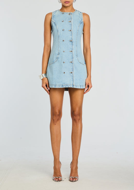 PF24-9451 - Hanna Denim Dress
