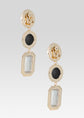 Camille Gemstone Drop Earring