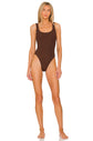 Domino One Piece - Metallic Chocolate