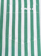 Embroidered Oversized Shirt - Emerald Cabana Stripe