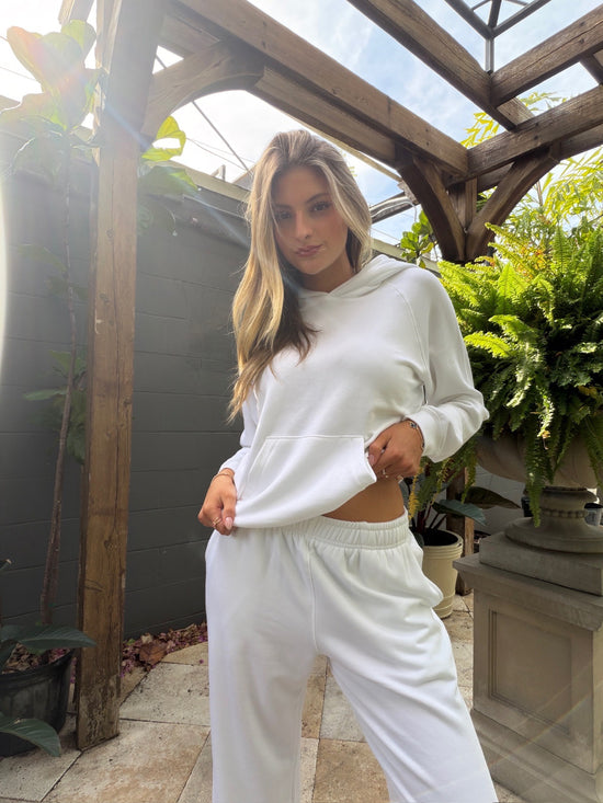 Paige Pullover Hoody - White