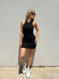 Sunset Mini Dress - Black