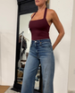 The Halter - Burgundy