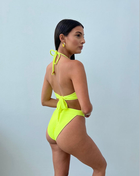 Native Bikini Bottom - Neon Yellow