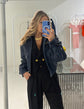 Roland Leather Cropped Jacket