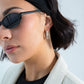 The Deco Hoops - Silver Grande