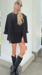 Sunset Mini Dress - Black