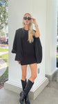 Sunset Mini Dress - Black