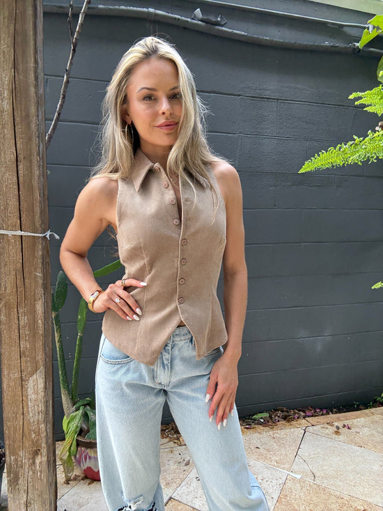 Becky Corduroy Vest