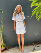 Marcy Cotton Mini Shirt Dress