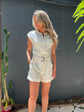 Tinka Belted Linen Romper