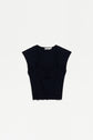 Abia Cropped Tee - Midnight