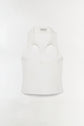 Chloe Knit Halter Tank - Ivory