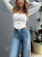Sasha Top - Ivory/Gold