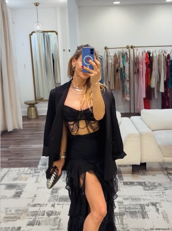 Prism Beaded Bra Top